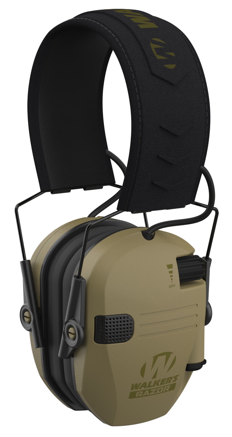 Walker's Razor Slim Electronic Earmuff OD Green