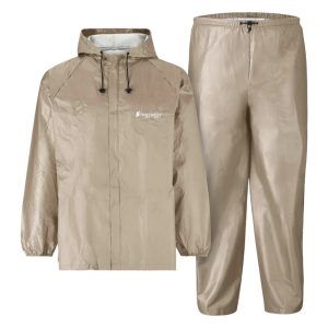 Frogg Toggs Togg ULTRA-LITE2 Rain Khaki Large