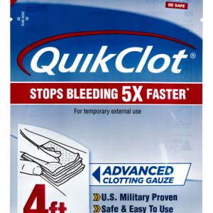Adventure Medical Kits QuikClot Stop Bleeding White 3" x 48" Clotting Gauze