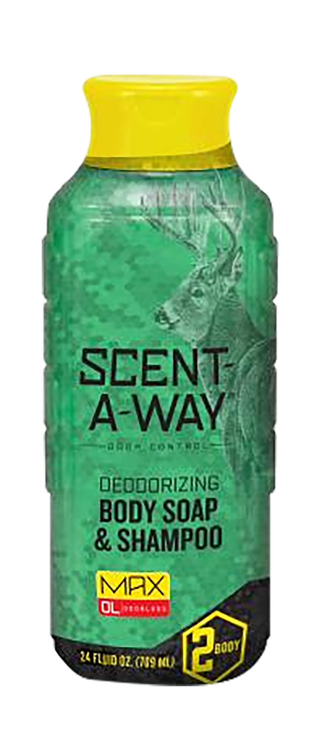 Scent-A-Way Max Green Soap Odor Eliminator Odorless Scent Vegetable Proteins 24 oz Liquid