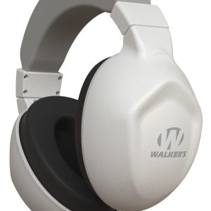 Walker's Boomies Youth Passive Earmuff Arctic White