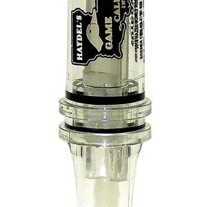 Haydel’s Game Calls Big Barreled Open Call Single Reed Mallard Sounds Attracts Ducks Clear Plastic