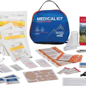 Adventure Medical Kits Mountain Hiker Medical Kit Treats Injuries/Illnesses Water Resistant Blue