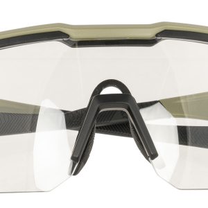 Radians Oversized Safety Glasses Clear Lens Tan Frame
