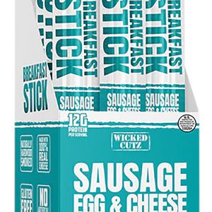 Wicked Cutz Sausage Egg & Cheese Breakfast Sticks 12 Pack