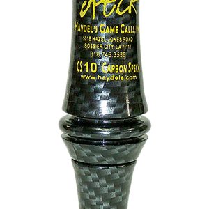 Haydel’s Game Calls Carbon Speck Open Call Single Reed Specklebelly Sounds Attracts Geese Black Carbon