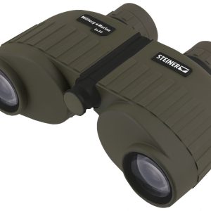 Steiner Military-Marine 8x30mm Porro Prism, Sports-Auto Focus, OD Green Makrolon w/Rubber Armor