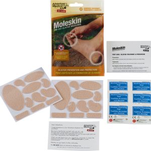 Adventure Medical Kits Moleskin Blister Prevention Brown 22 Precut Shapes