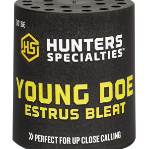 Hunters Specialties Young Doe Estrus Can Call Doe Sounds Attracts Deer Black