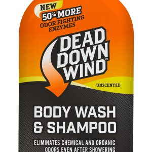 Dead Down Wind Shampoo/Body Wash Odor Eliminator Unscented Scent 16 oz