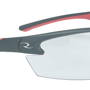 Radians Ladies Range Eyewear Women Clear Lens Gray with Coral Accents Frame