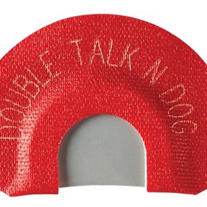 Johnny Stewart Wildlife Calls Double Talk'n Dog Diaphragm Call Double Reed Coyote Sounds Red
