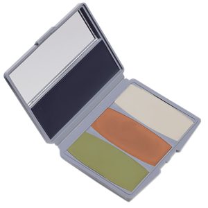 Hunters Specialties Camo-Compac 4 Woodland Makeup Kit Mud Brown/Flat Black/Leaf Green/Sand