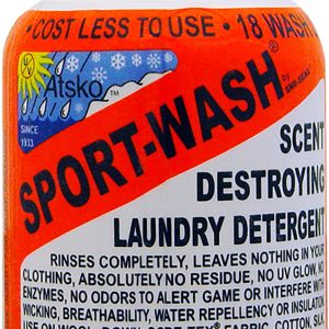 Atsko Sport Wash Laundry Detergent 18oz 18 Loads