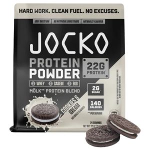 Jocko Cookies and Cream Protein Powder Bag