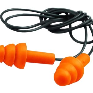 Walker's Corded Foam Ear Plugs Orange/Black 2 Pair