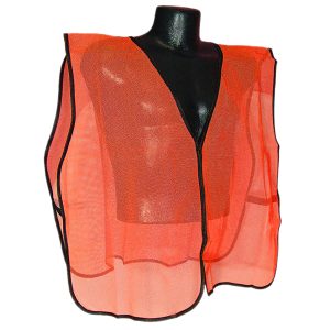 Radians Safety Vest OSFA Orange Polyester Mesh