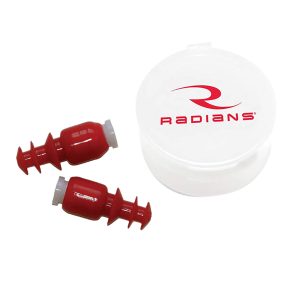 Radians Cease Fire Earplugs Baffle in Ear Red Adult 1 Pair