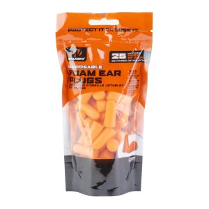 Walker's Foam Ear Plugs Orange 25 Pair