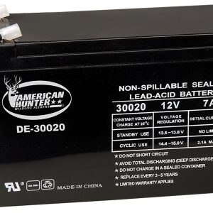 American Hunter DE30020 HR Rechargeable Battery  Black 12 Volt 7 AMP
