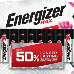 Energizer E91LP16 AA Max Silver 1.5V Alkaline, Qty (16) Single Pack