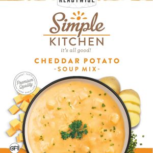 ReadyWise RWSK05061 Simple Kitchen Cheddar Potato Soup 8 Servings Per Pouch, 6 Per Case