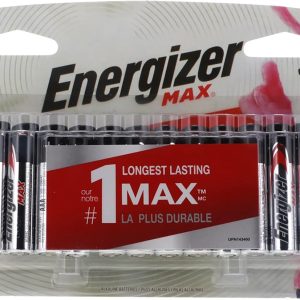 Energizer E92BP24E4 AAA Max Black/Silver 1.5V Alkaline Qty (24) Single Pack
