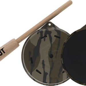 Hunters Specialties Camo Cutt'R Pot Call Friction Call Attracts Turkey Species Mossy Oak Bottomland Slate