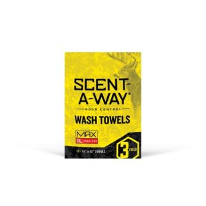 Hunters Specialties HS-SAW-07796 Scentaway Max Wash Towels 12PK