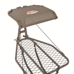 Millennium M50 Steel Leveling Hang-On Tree Stand with Footrest Includes Safe-Link 35' Safety Line