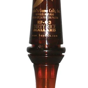 Haydel’s Game Calls Dirty Rice Open Call Double Reed Mallard Sounds Attracts Ducks Brown Plastic