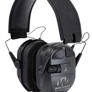 Walker's Ultimate Power Quad Muff 26 dB Over the Head Black Polymer