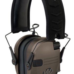 Walker's Razor Slim Electronic Muff 23 dB Over the Head Flat Dark Earth/Black Polymer