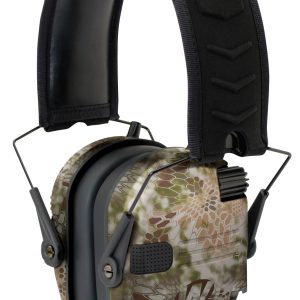 Walker's Razor Slim Electronic Muff 23 dB Over the Head Kryptek Highlander/Black Polymer